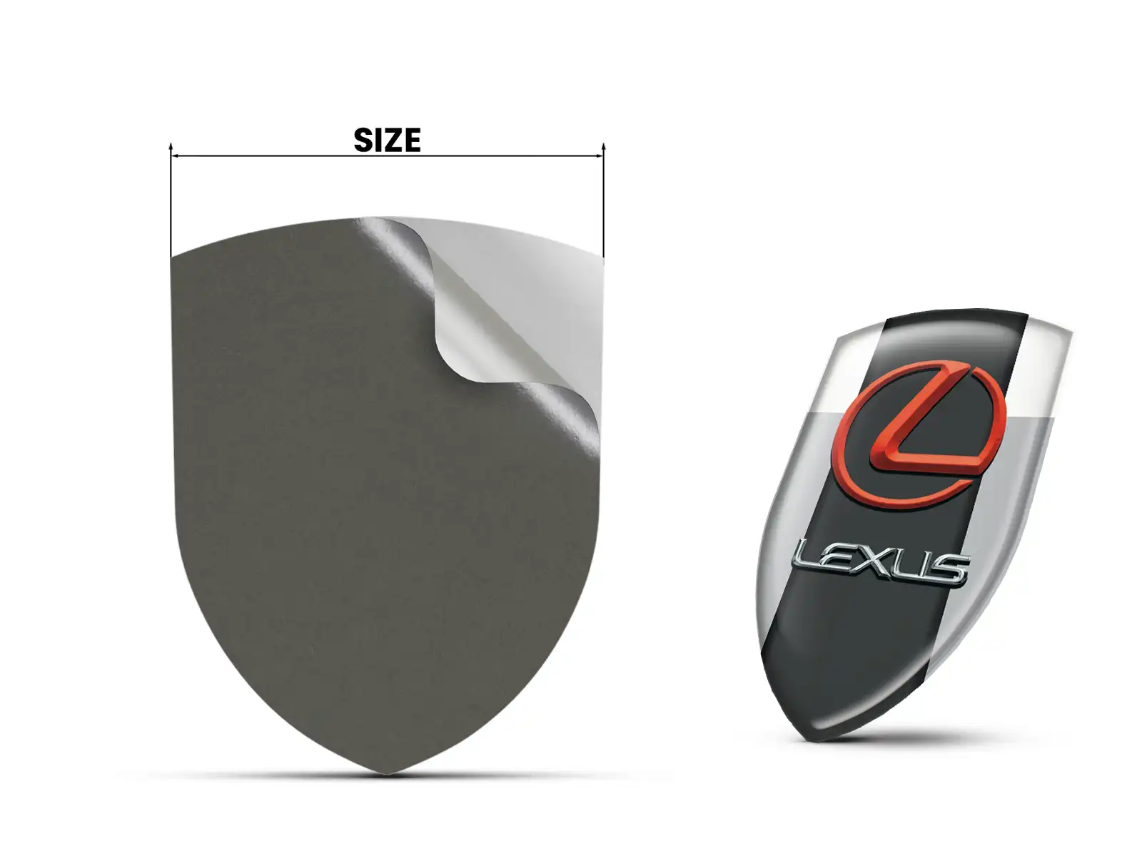 Lexus Logosticker Universal Anpassbar Pro Personalisierbar